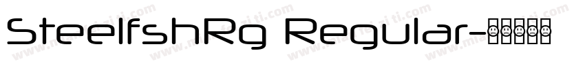 SteelfshRg Regular字体转换